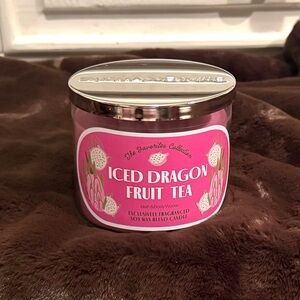 NEW Bath & Body 3-wick candle- Iced Dragonfruit Tea